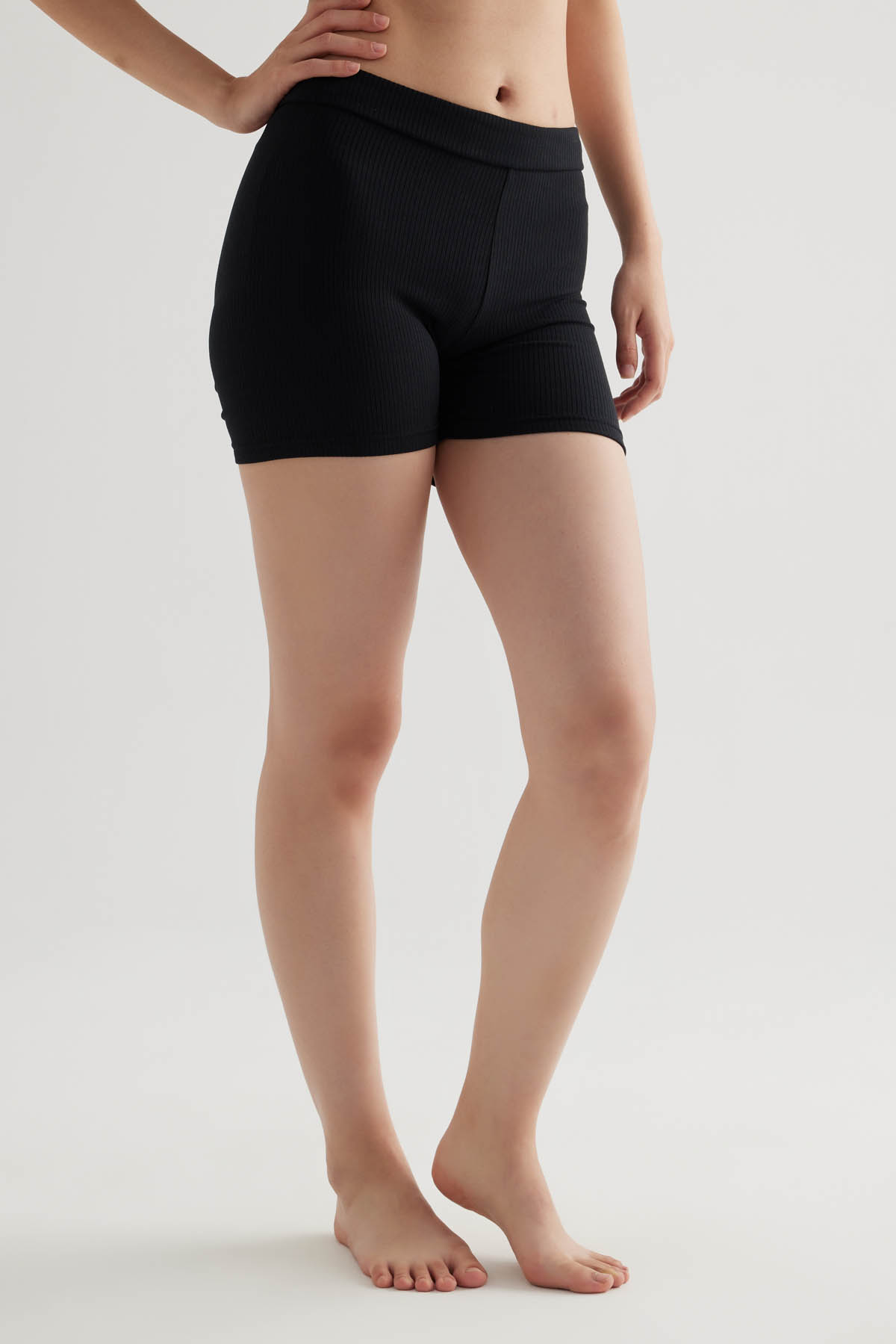 Women's Black Modal Boxer — view 1