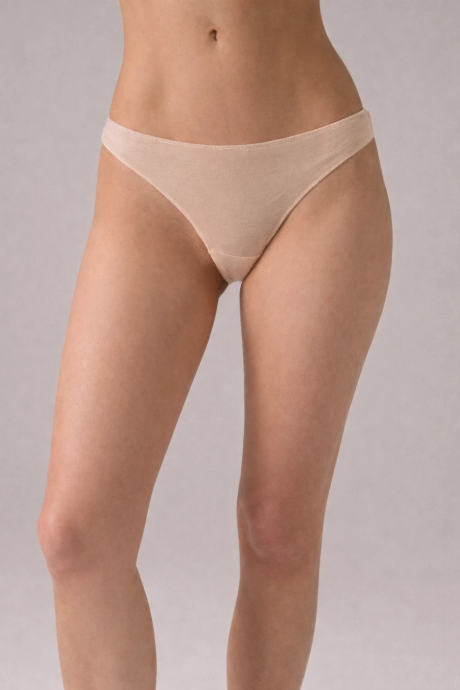 Women's Beige Modal Briefs — view 1