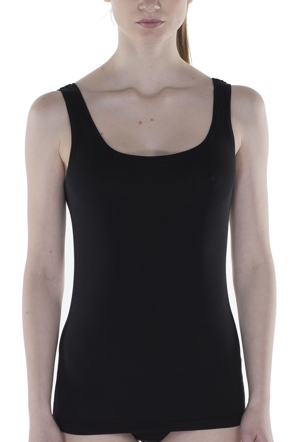 Women's Black Modal Camisole — view 2