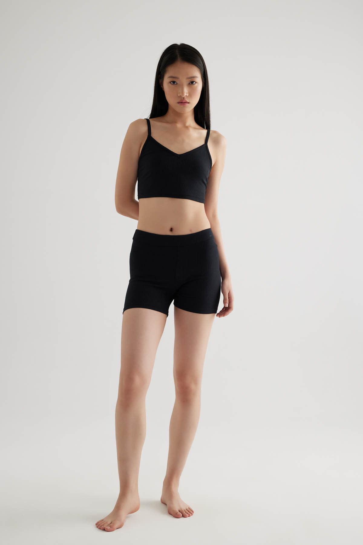 Women's Black Modal Camisole — view 1
