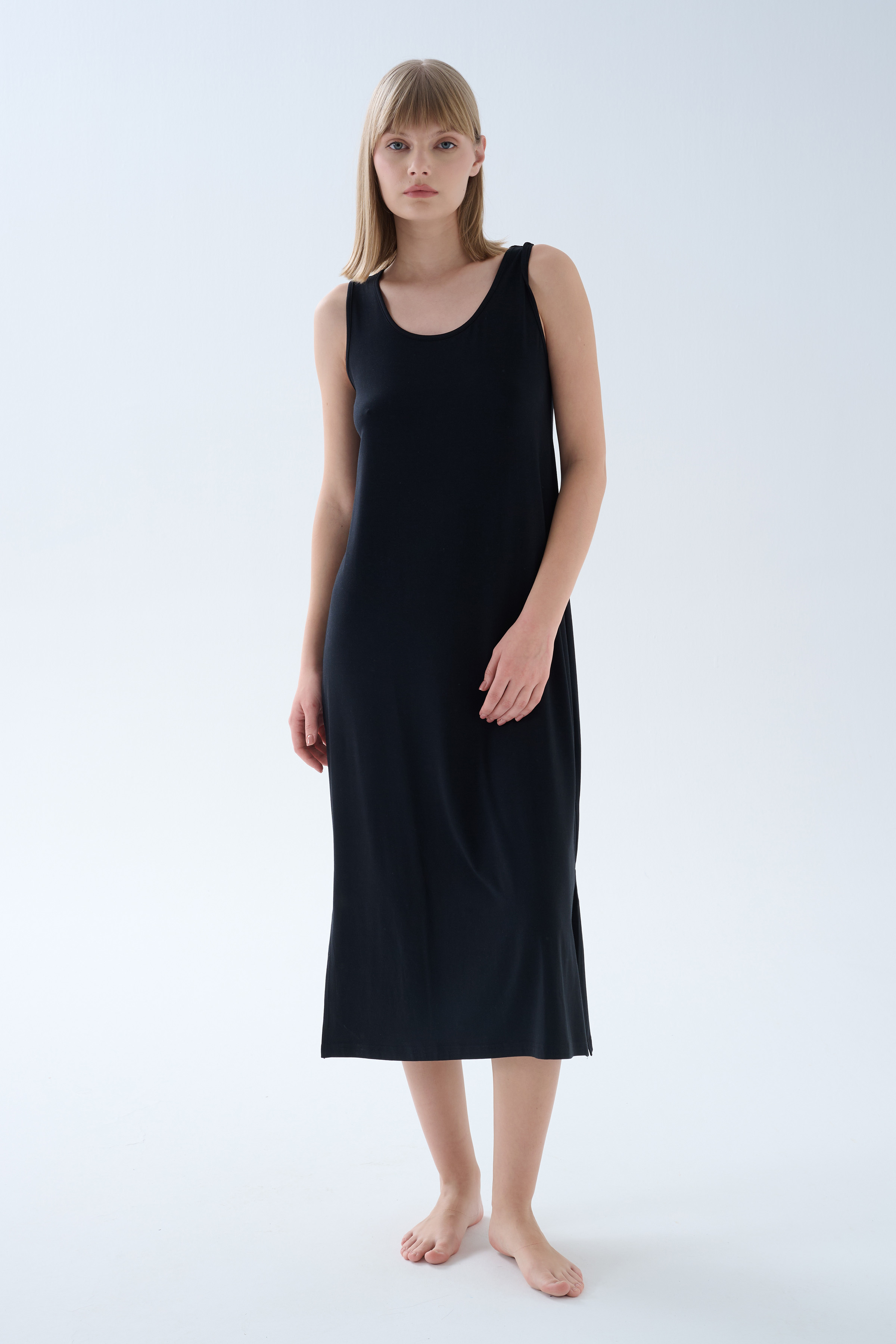 Women's Black Modal Dress — view 1