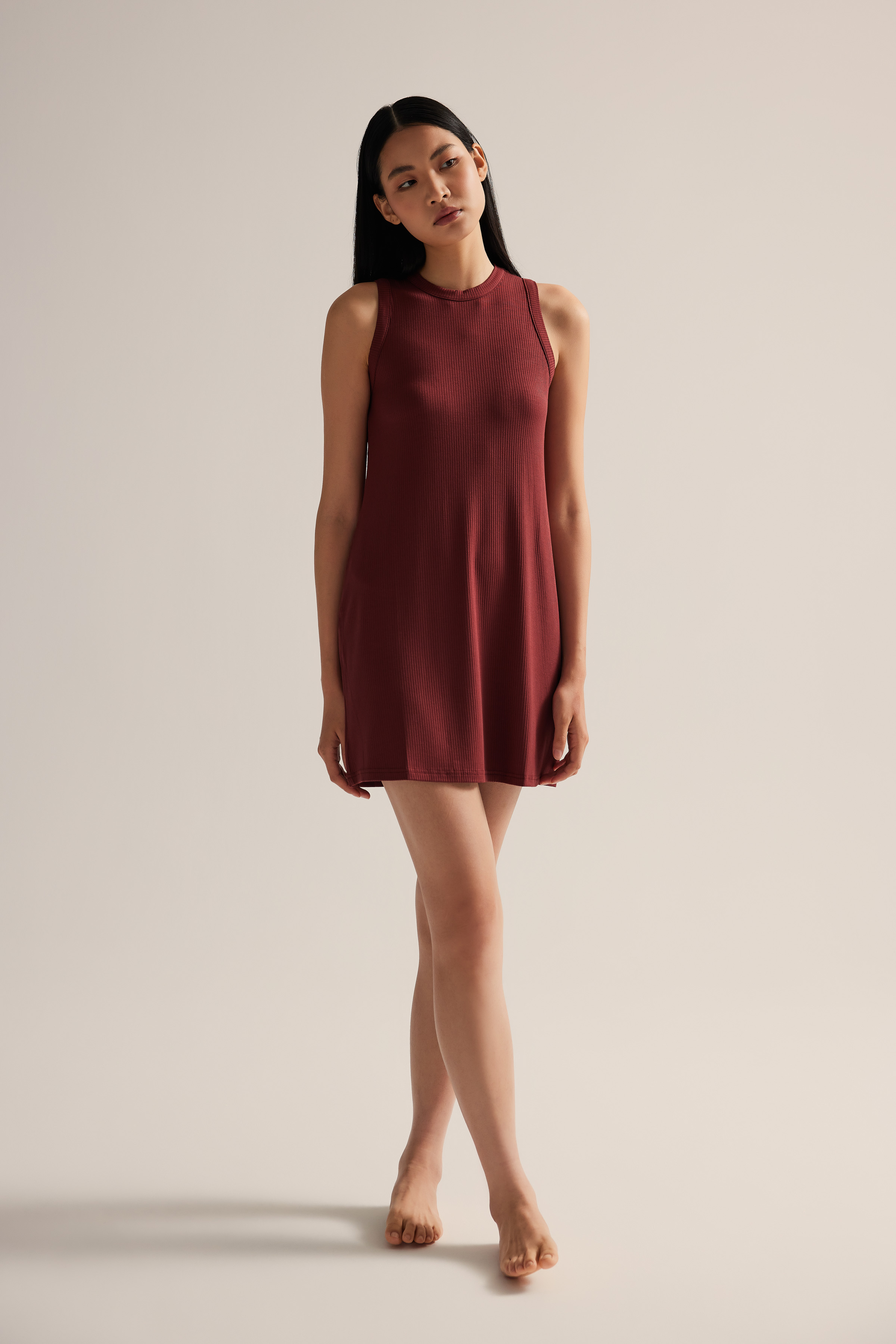 Women's Brown Modal Dress — view 1