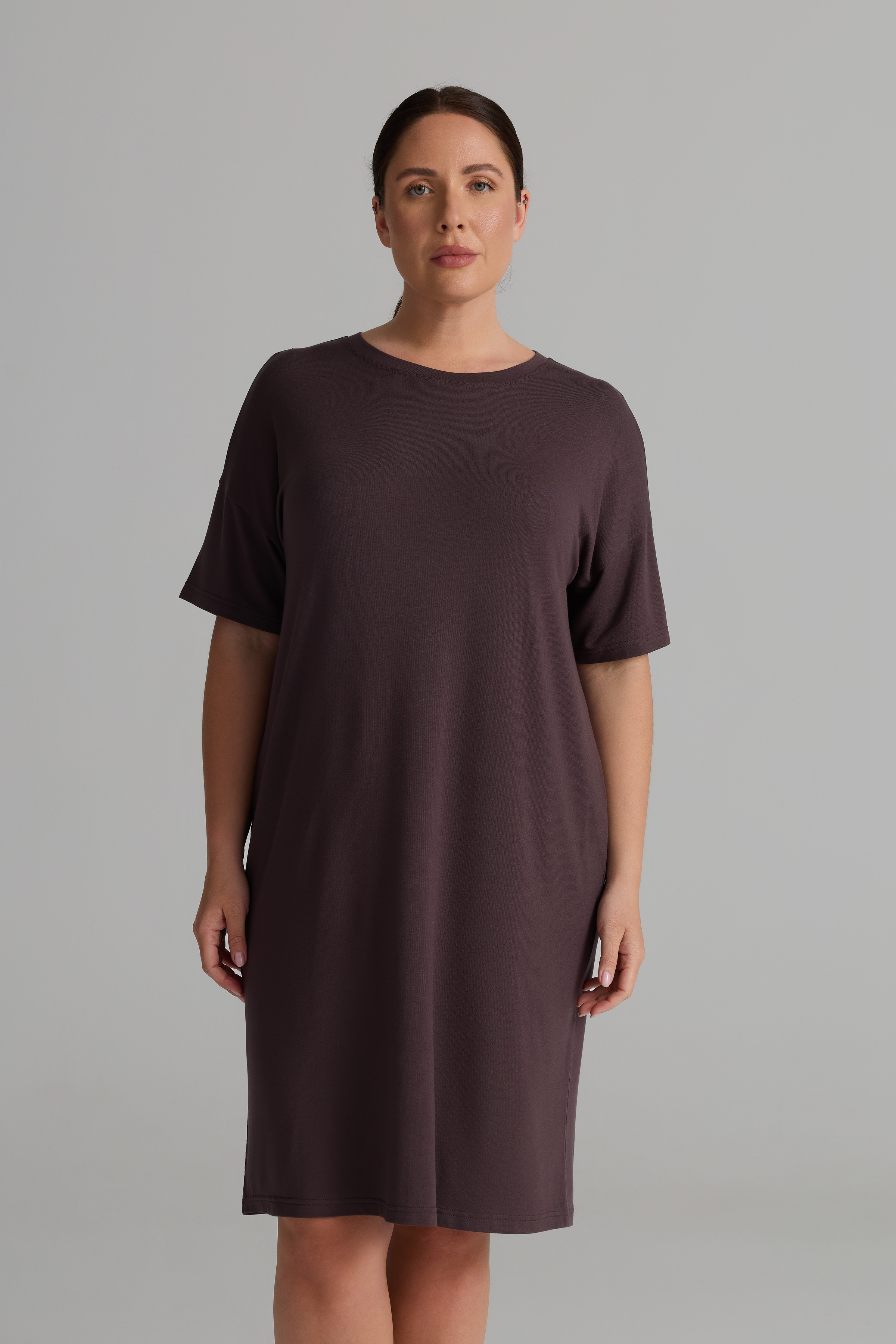 Women's Brown Modal Dress — view 2