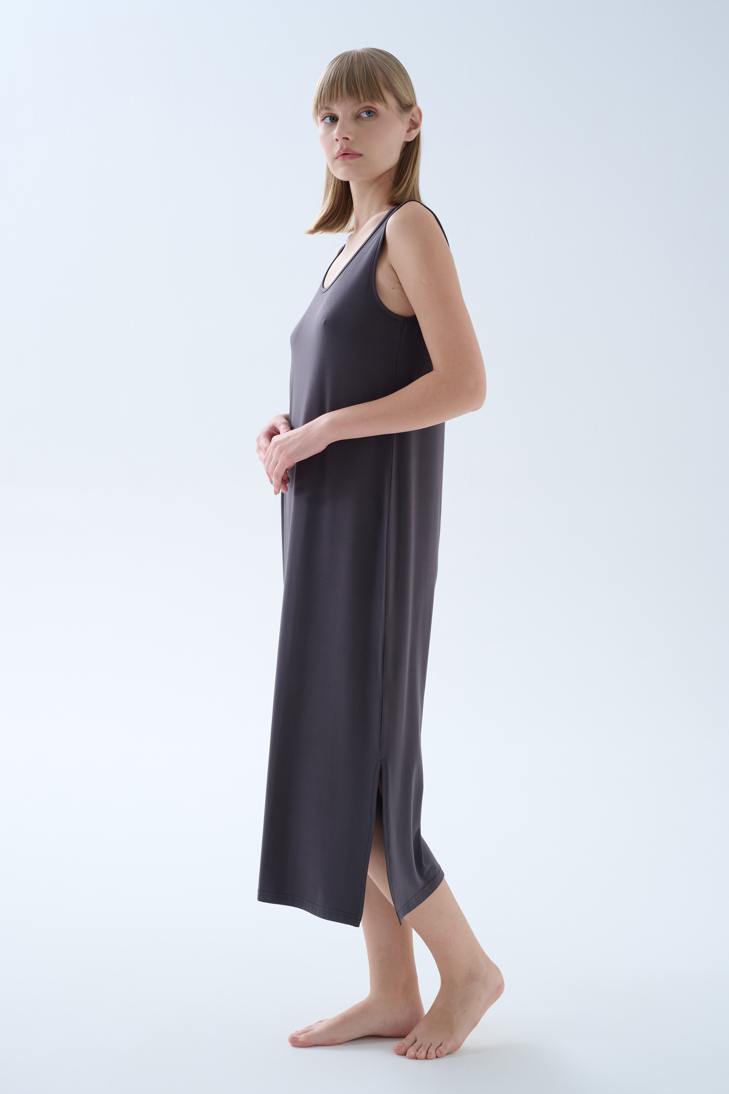 Women's Neutral Modal Dress — view 1