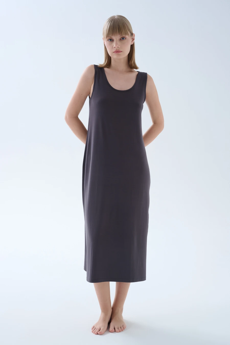 Women's Neutral Modal Dress — view 2