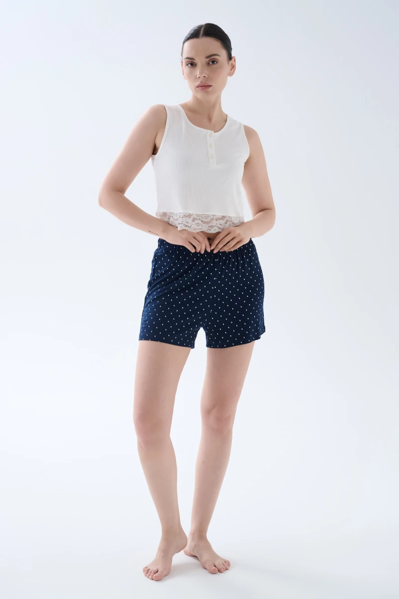 Women's Ecru Modal Pajama Set — view 1