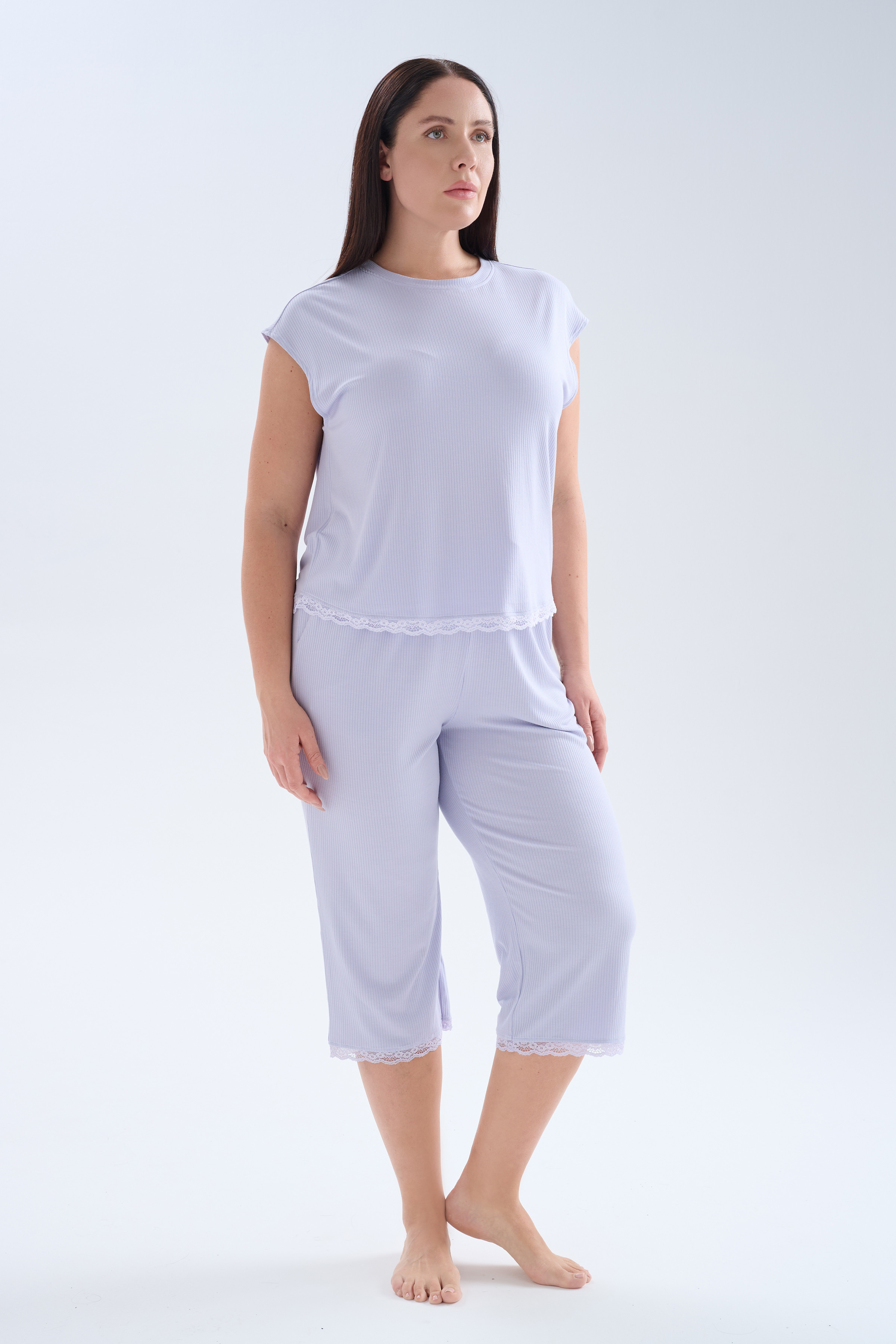 Women's Lilac Modal Pajama Set — view 1