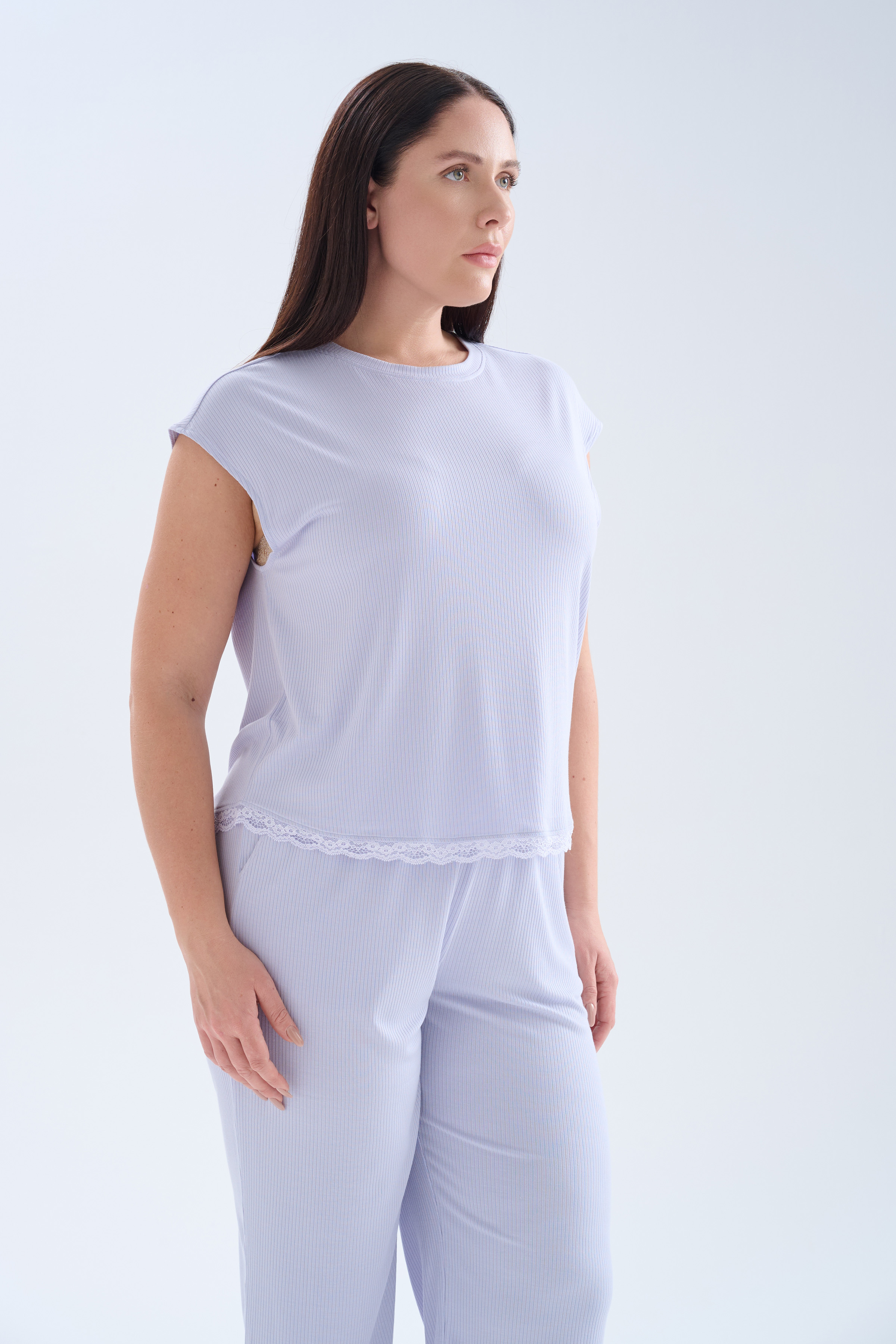 Women's Lilac Modal Pajama Set — view 2