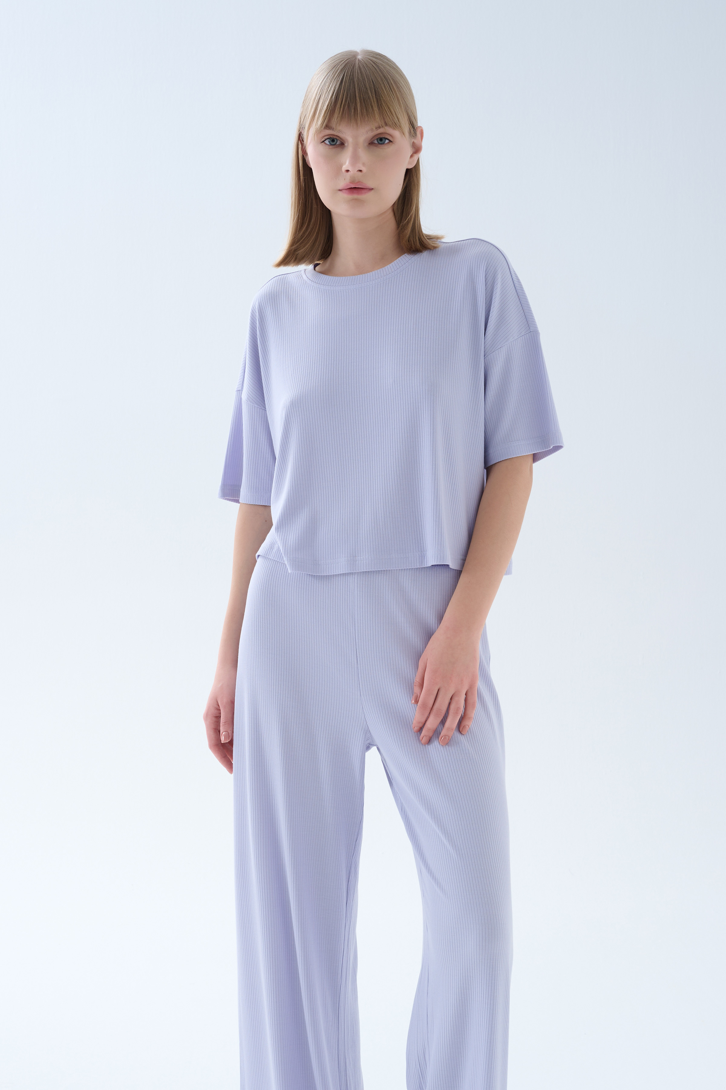 Women's Lilac Modal Pajama Set — view 1