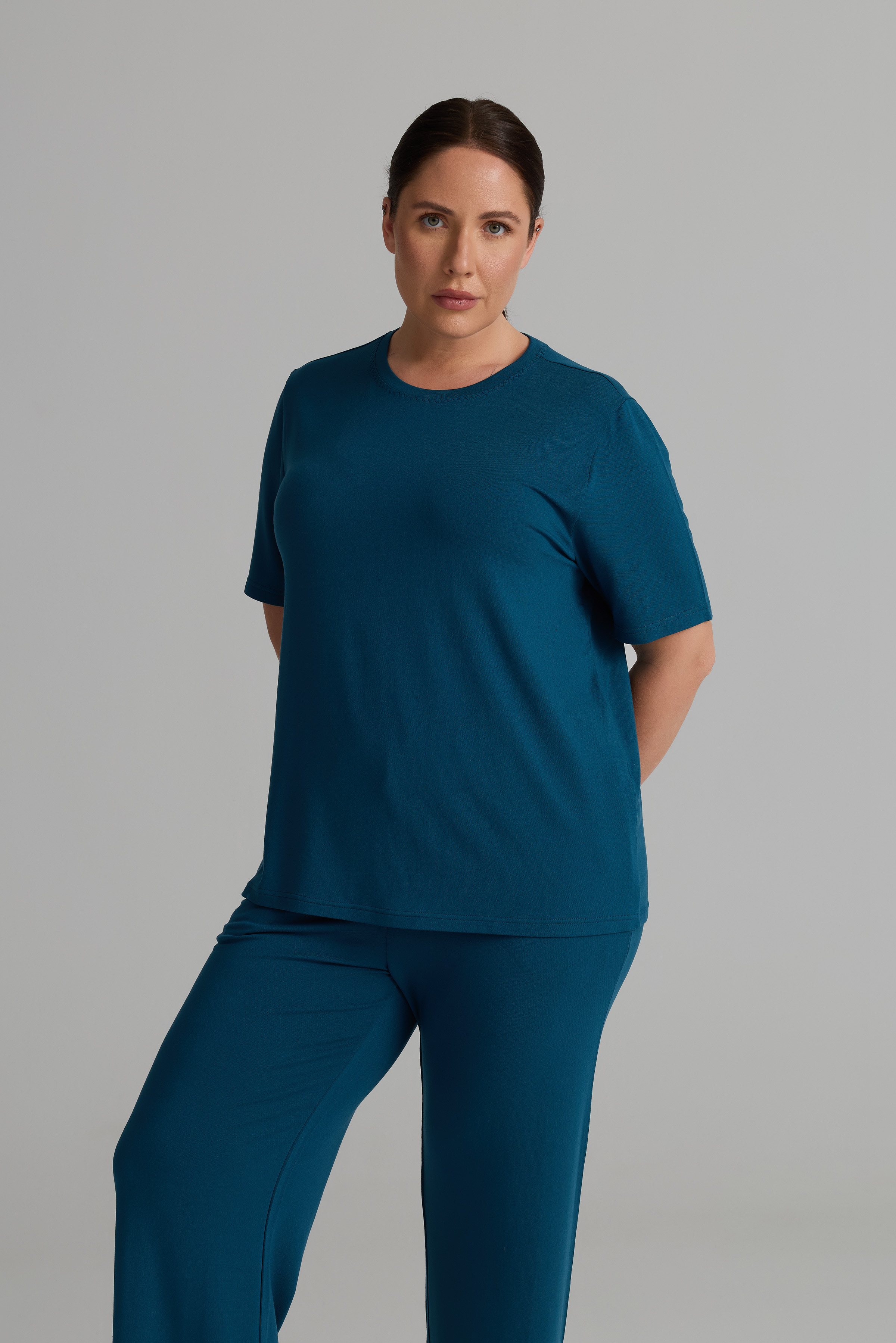 Women's Blue Modal Tee — view 1