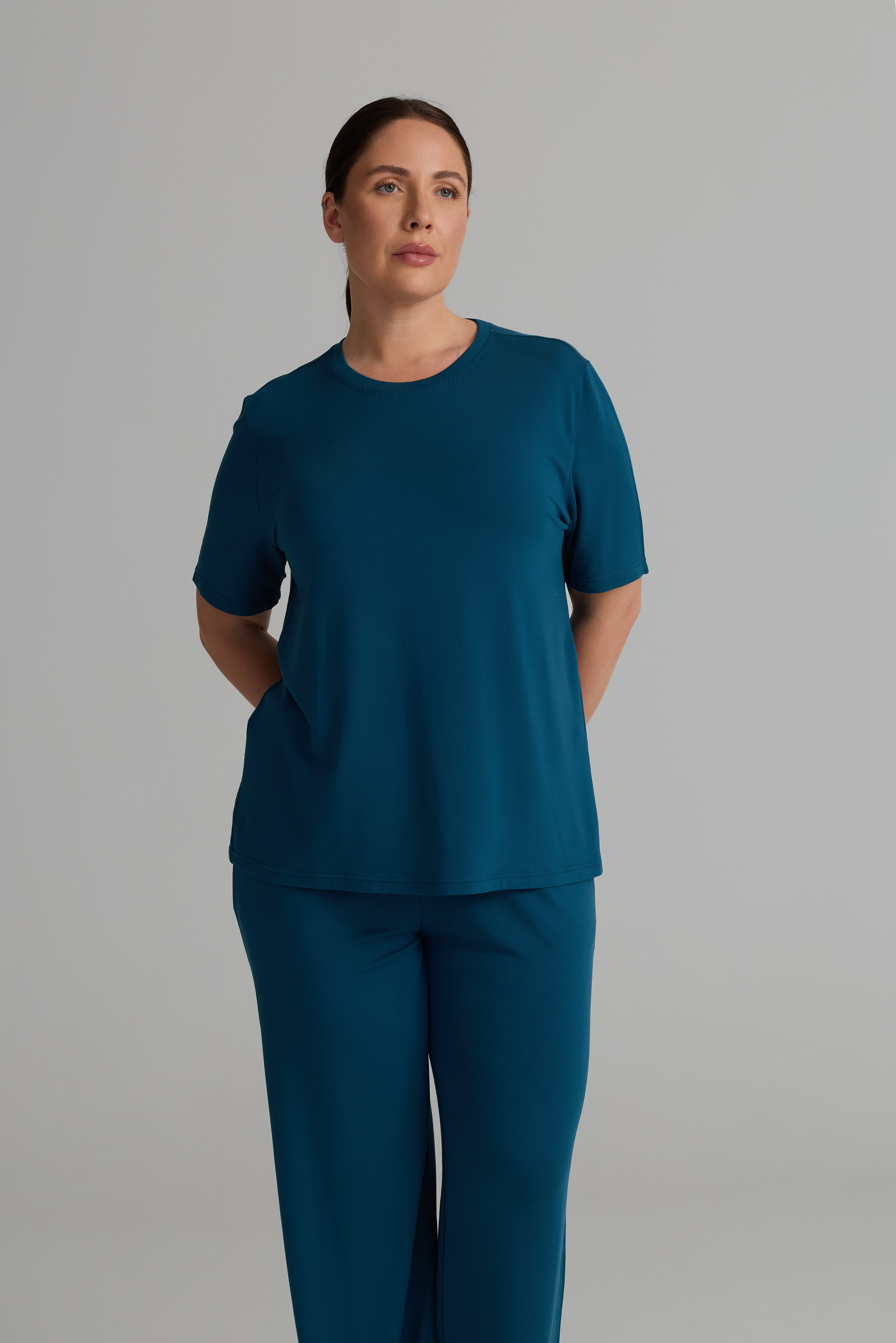 Women's Blue Modal Tee — view 2