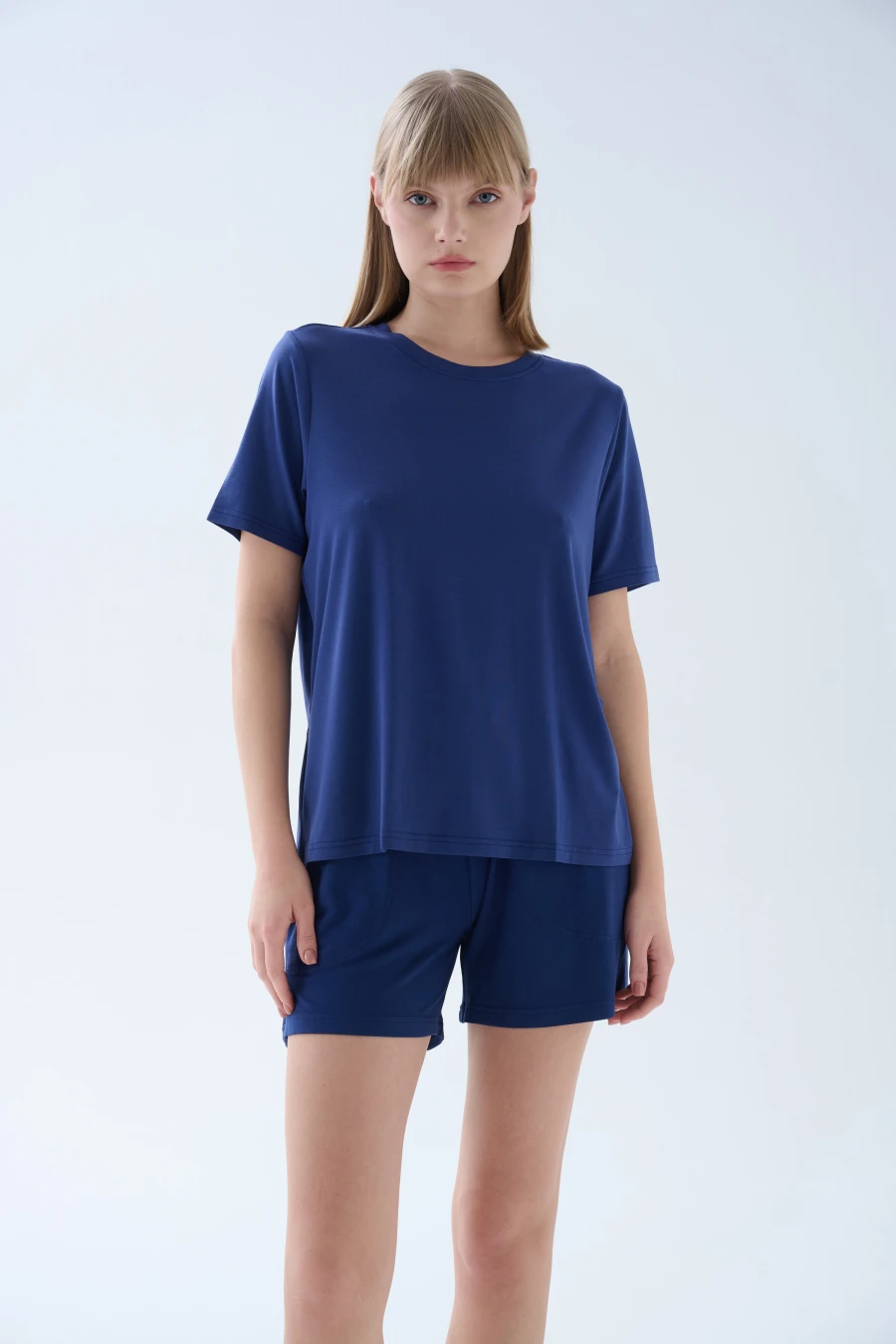 Women's Navy Modal Tee — view 2
