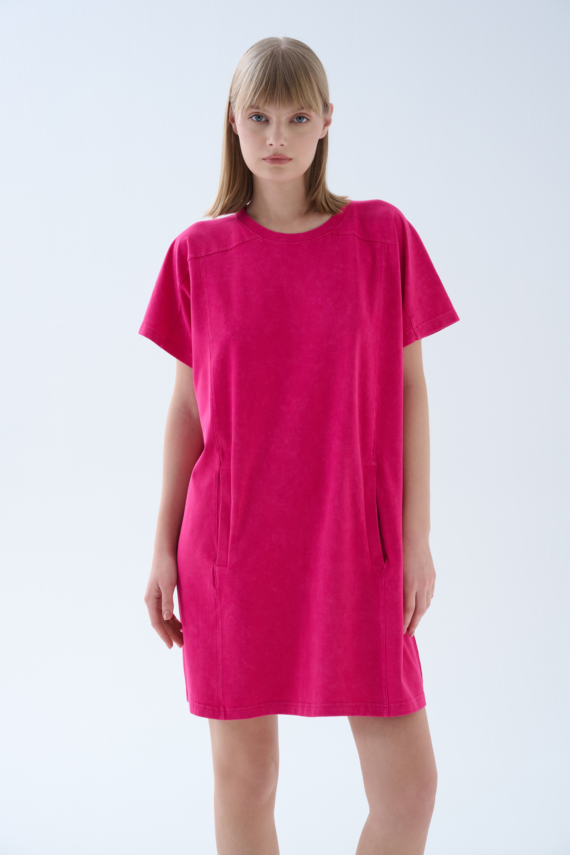Women's Neutral Cotton Dress — view 2