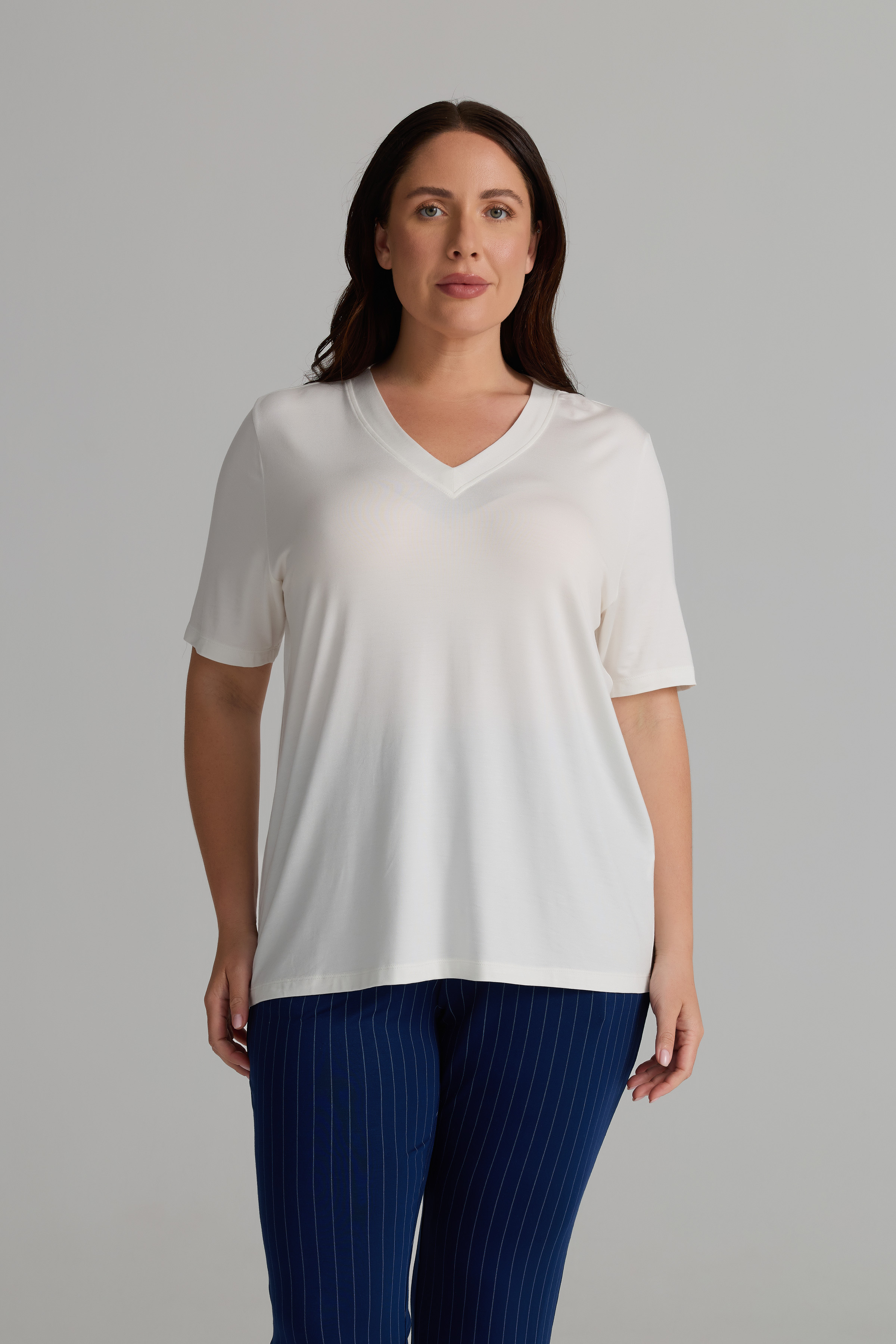 Women's Ecru Viscose Pajama Set — view 2