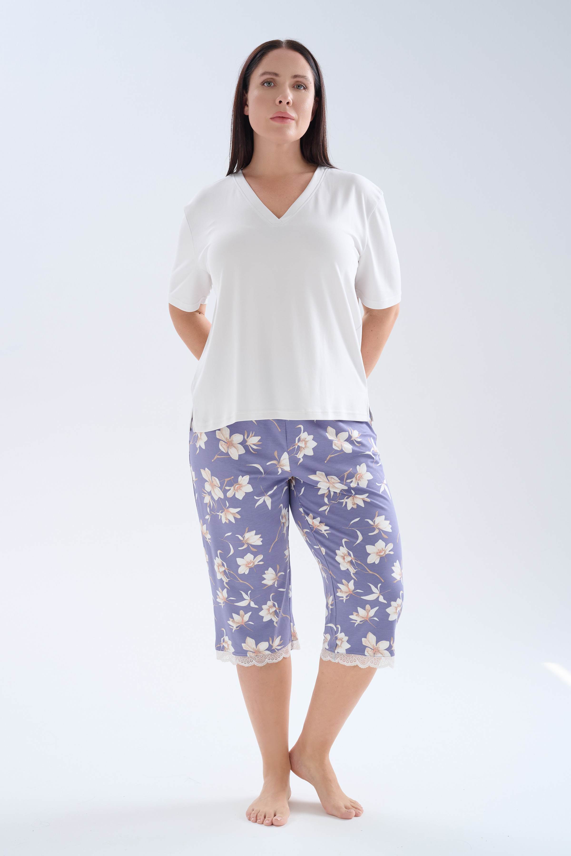 Women's Neutral Modal Pajama Set — view 2