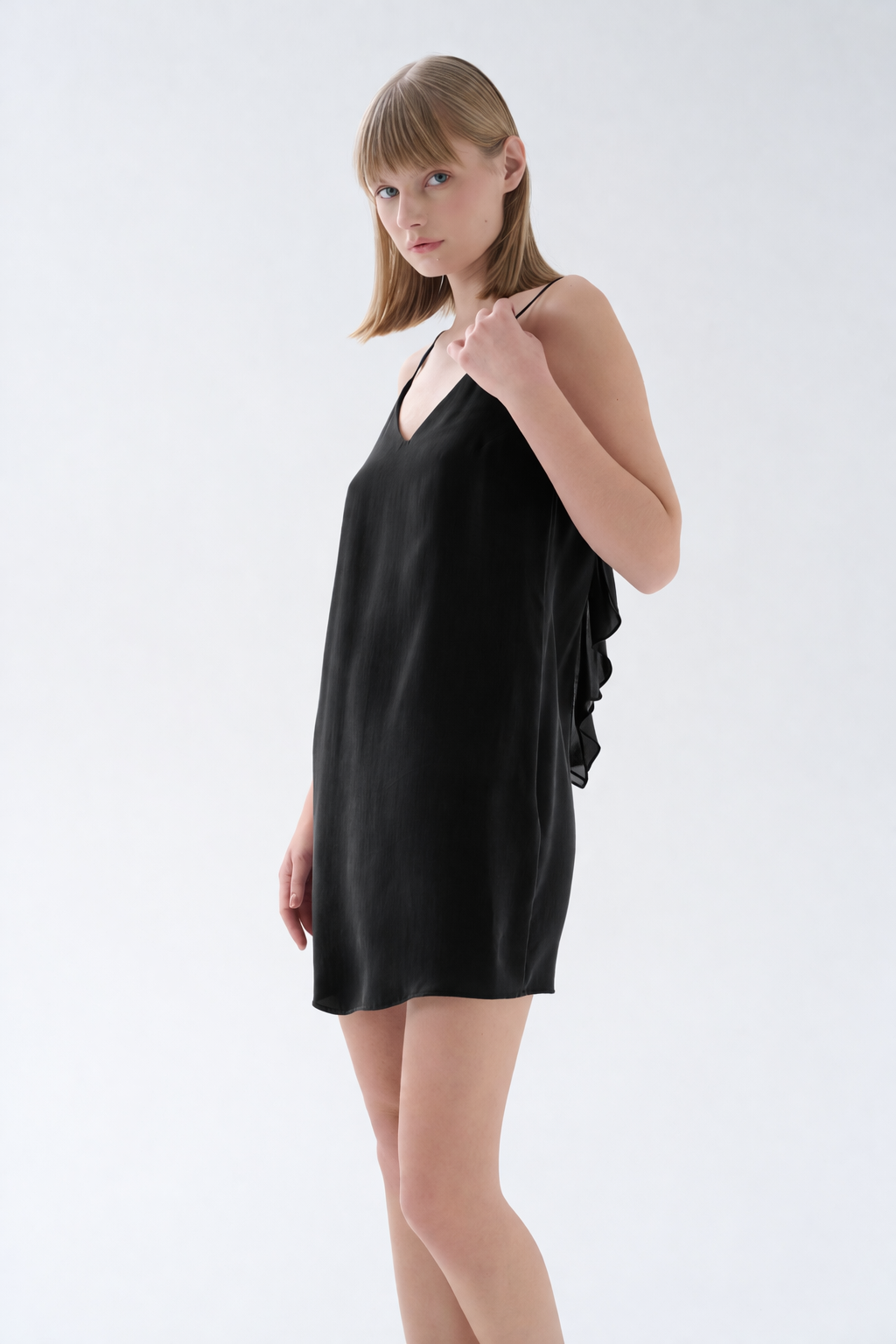 Women's Black Modal Dress — view 1