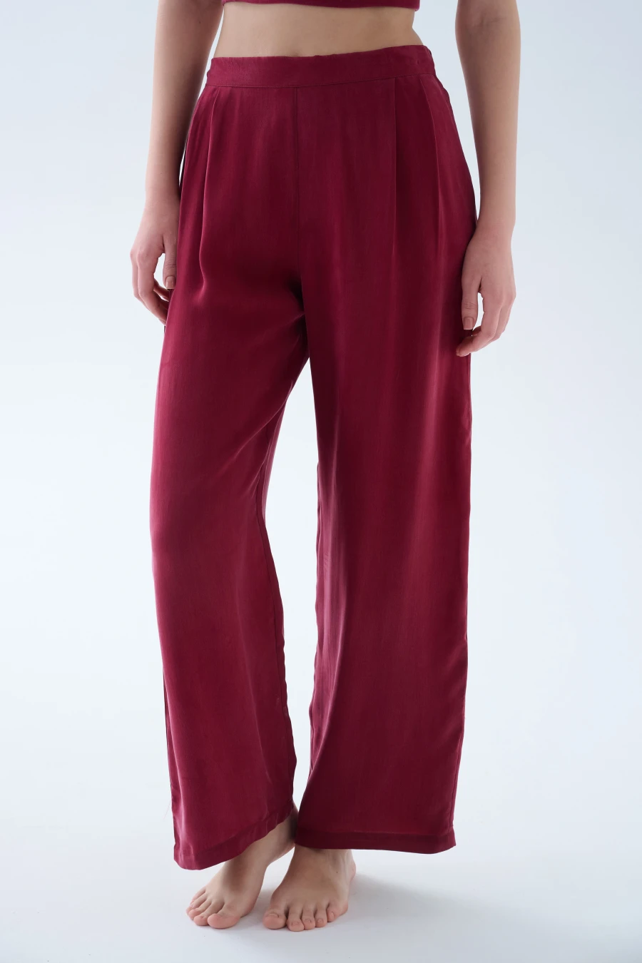 Women's Neutral Modal Trousers — view 1